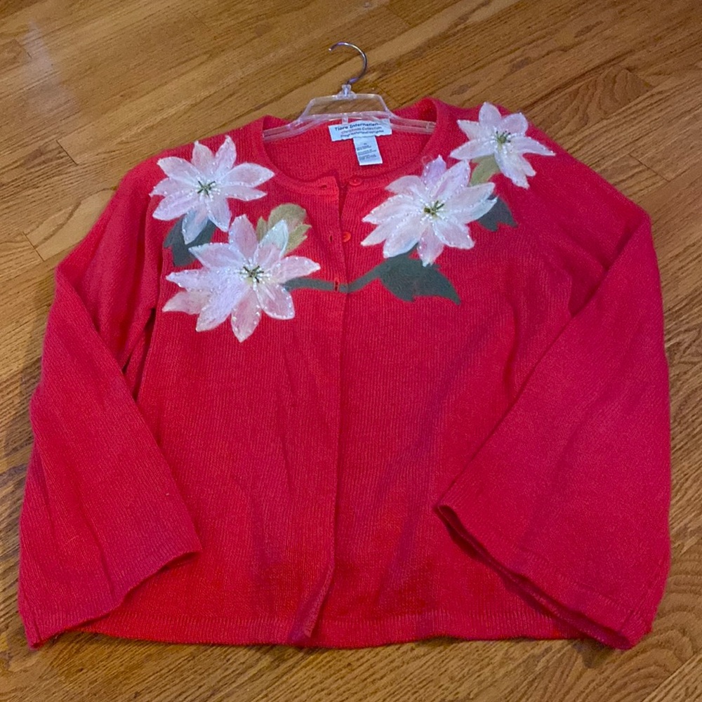 Sweater by Tiara International Christmas Collection, size XL.